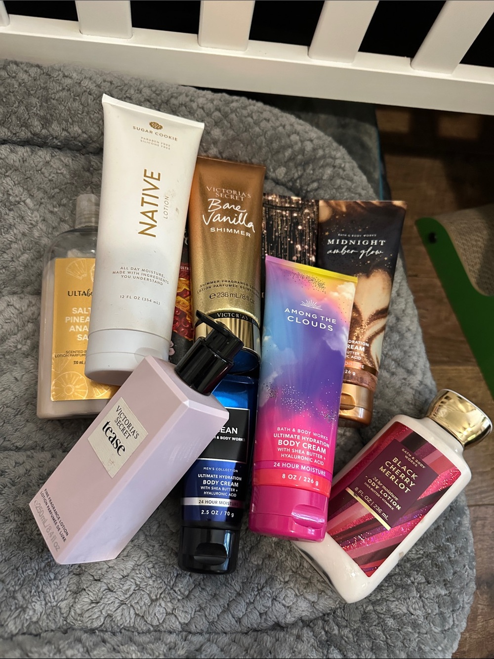 Bath & Body Works and other lotions